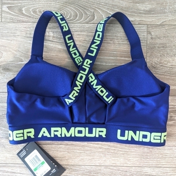 NWT Under Armour Crossback Low Sports Bra | Size Large | Brand New with Tags - Picture 3 of 9